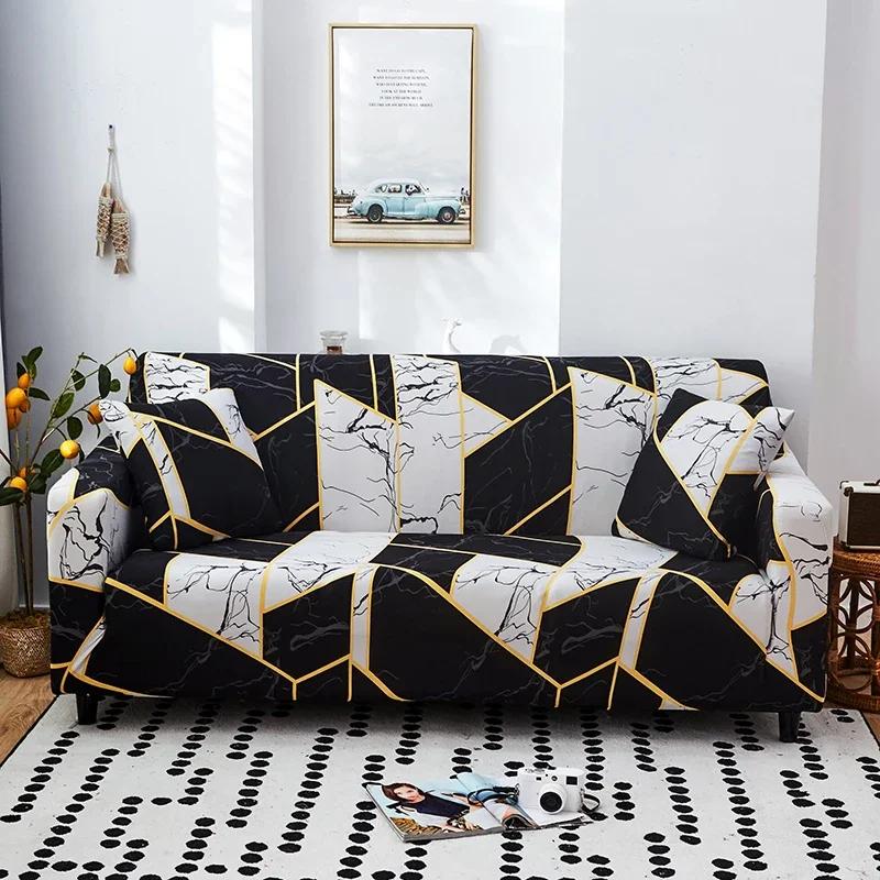 1/2/3/4 Seater Elastic Stretch Modern Sofa Covers for Living Room Sofa Couch Slipcovers Sectional Sofa Covers Housse De Canap