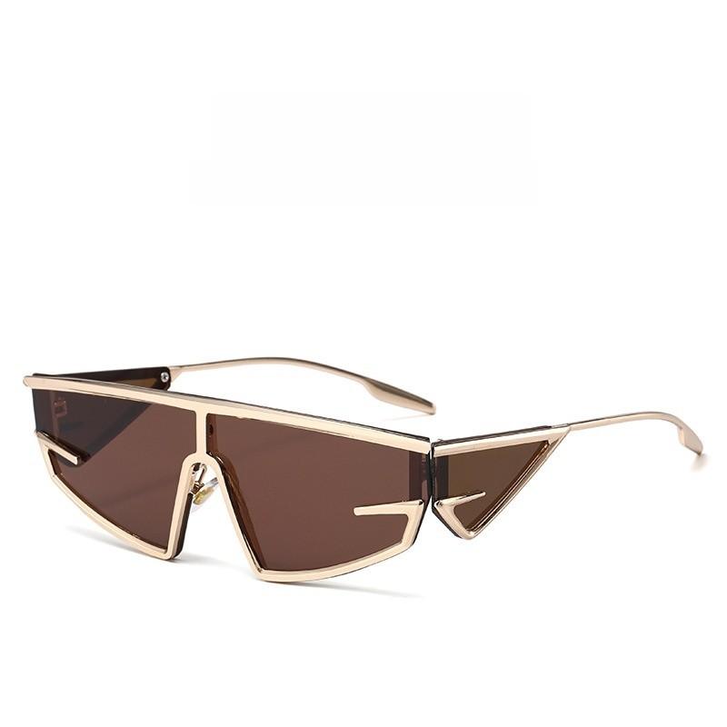Futuristic Y2k Sun Glasses With Uv400 Protection For Fashionforward Outdoor Wear