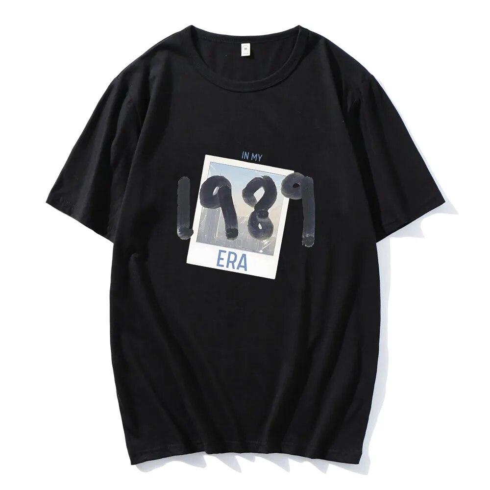 Футболка The Eras Tour 1989 повседневная женскаяунисекс весенняя футболка с короткими рукавами хлопковые удобные футболки Camisetas одежда для фанатов песен L 2228₽