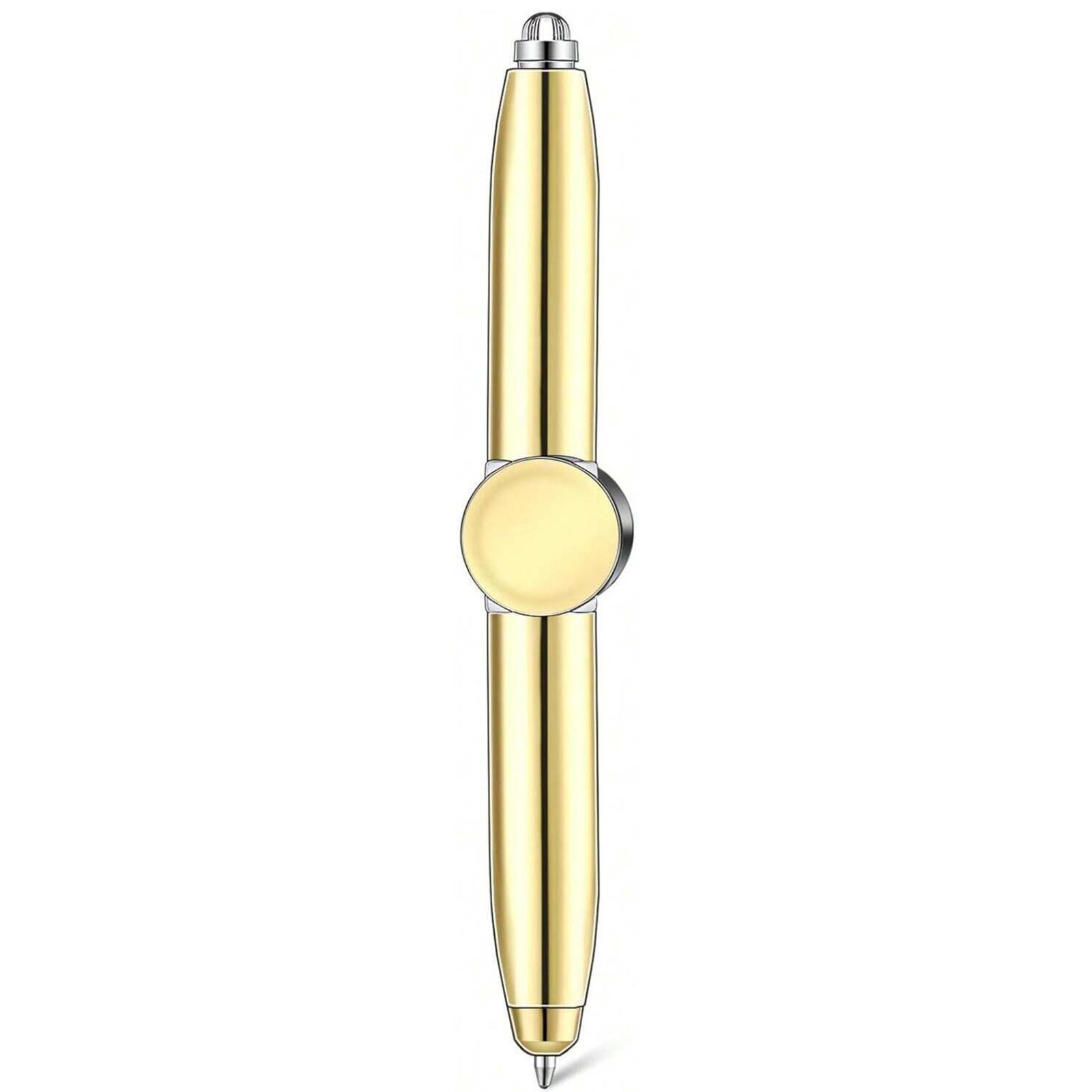 Ручка-спиннер Ручка со светодиодной подсветкой Многофункциональная ручка Помощь в снятии стресса Шариковая ручка для размышлений Вращающаяся Антистресс Тревога