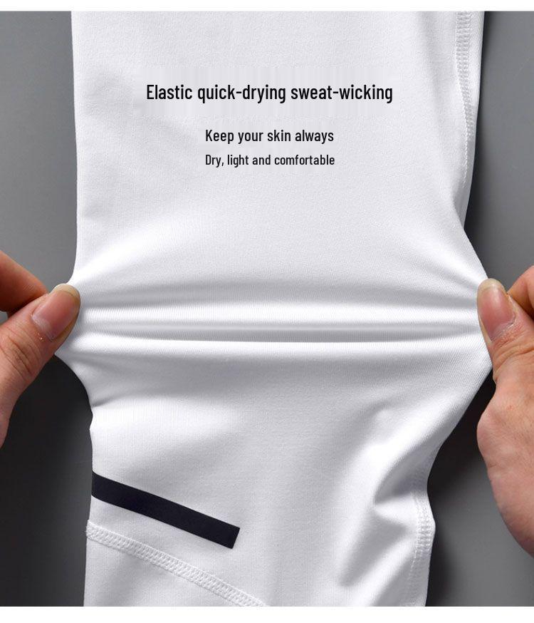 Men's Quick-Dry Base Layer Sports Set: Long Sleeve Top for Running & Basketball Training