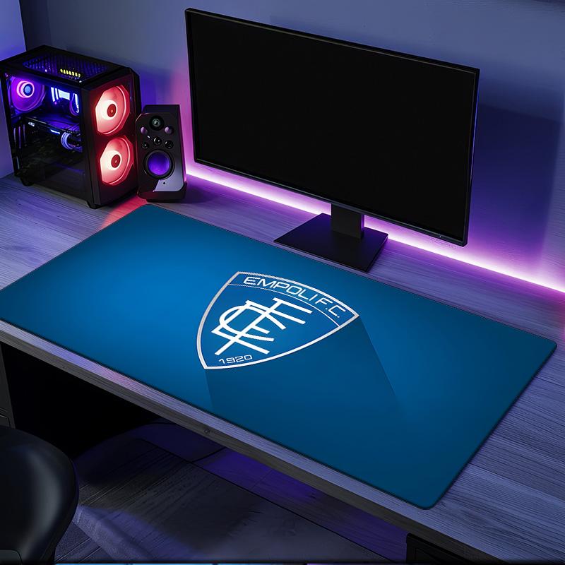 Empoli Wappen Design Mauspads, Gummiunterseite, Mauspads für Gamer und Bürogebrauch, Gaming Schreibtisch, Leicht zu reinigende Matte Weihnachtsgeschenke für Fans