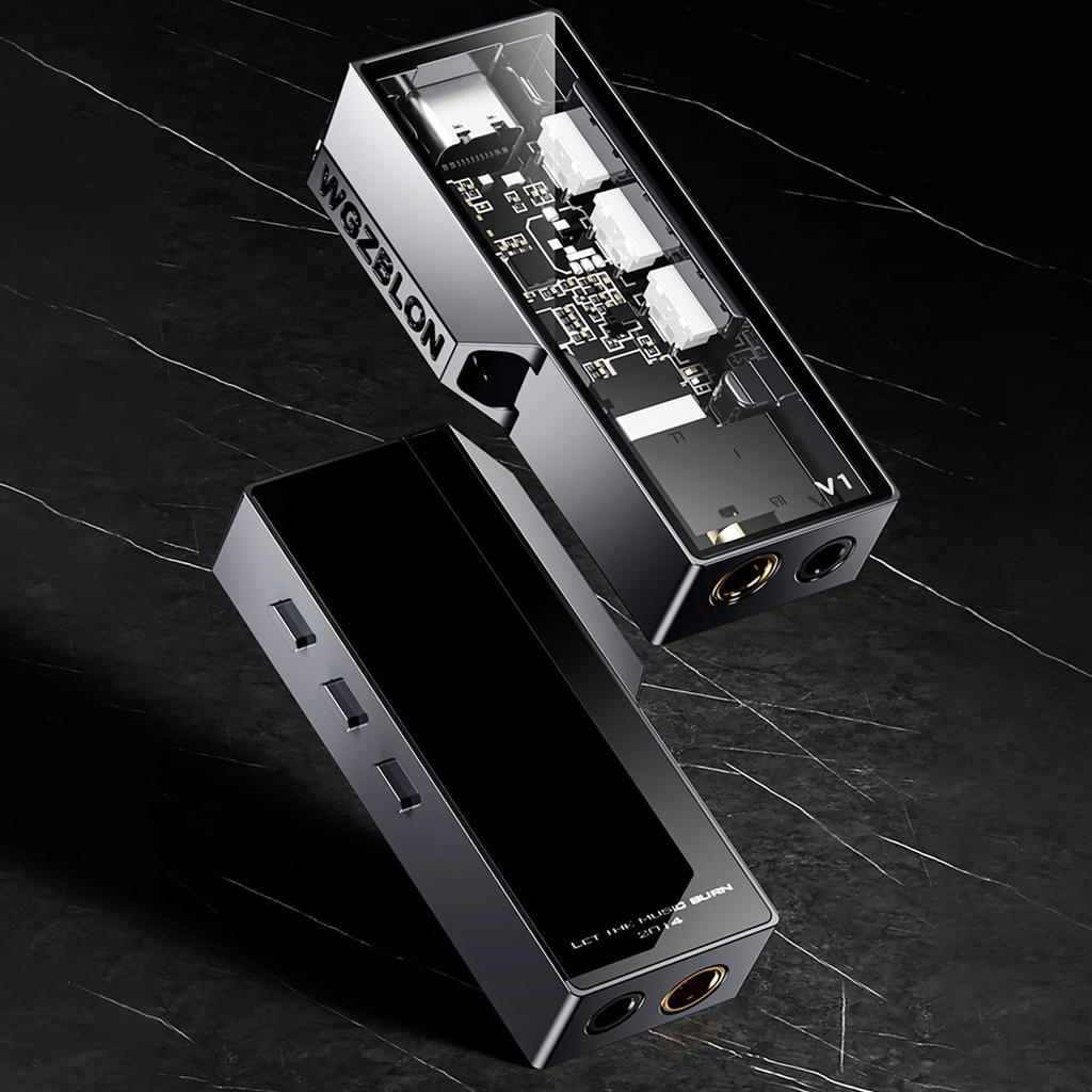 Linsoul WGZBLON Hoshi Portable Decoding Headphone Amplifier Two CS43131 analysis chips independently analyze left and right channels Interchangeable