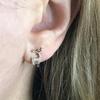 Cute Deer Stud Earrings For Women, Fashionable Christmas Earrings, Exquisite Holiday Gifts, Micro-Inlaid Jewelry.