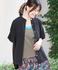 Titicaca Concho Button Simple Short Band Free OSJBD154 Women's Cool-to-the-Touch Shirt, Design, Sleeve, Collar, Size, Black,