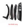 4pcs  Window Switch Panel Interior Door Pull Handle Kit For BMW X5 X6 E70 E71 RHD Only