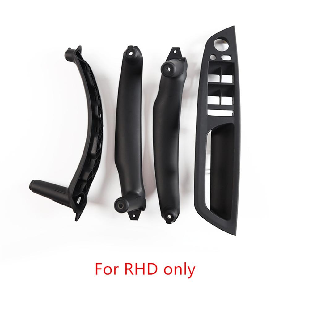 4pcs  Window Switch Panel Interior Door Pull Handle Kit For BMW X5 X6 E70 E71 RHD Only