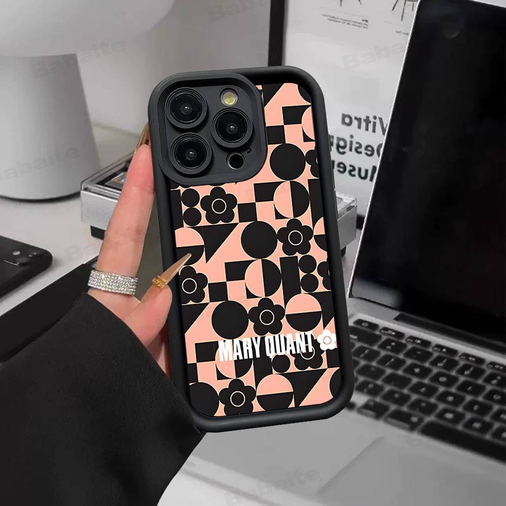 Fashion Pop Mary Quant Phone Case For IPhone 16 15 14 Plus 13 12 11 17 Pro Max Pro Soft Cover