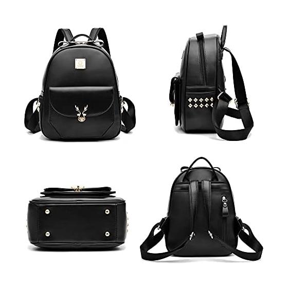 Backpack Ladies Rucksack Girls Leather Popular Cute Large Capacity Ladies Bag