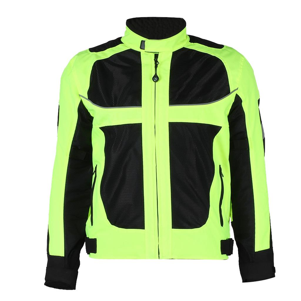 Men Motorcycle Riding Clothing Breathable Racing Reflective Clothes Full Protection for SummerM