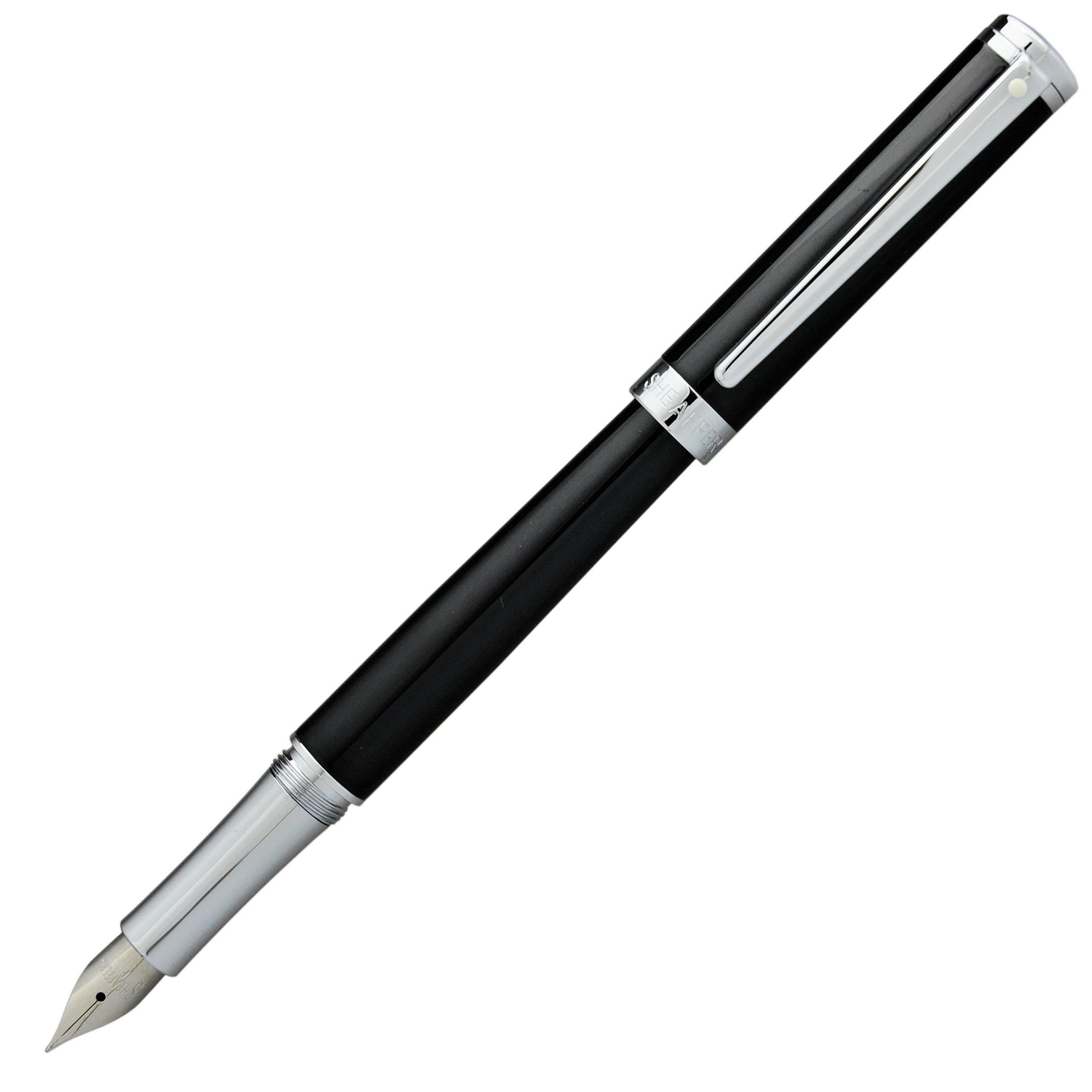 

Перьевая ручка Sheaffer Medium Оникс Официально импортированная ITS9235PN-M Ручка двойного назначения, Перо, Черный,