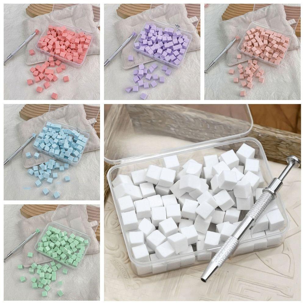 Soft Gradient Nail Sponge Set High Rebound Nails Smudge Nail Brush Tool  Pedicure