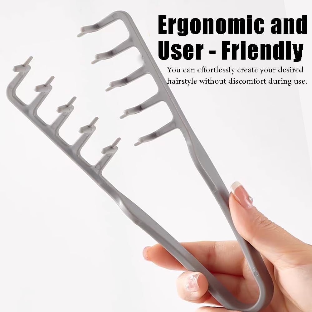 Styling Comb With Texture, Large Tooth Comb For Volume And Care, Volume For The Hair With Bangs