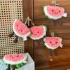 Jc Cute Watermelon Modeling Plush Soft And Comfortable Backpack Pendant Smiling Face Stuffed Doll Trendy Toy Ornament Gift