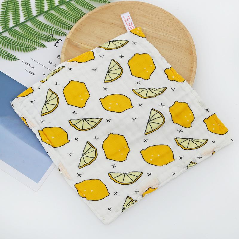 Dětská žínka z čisté bavlny - Šestivrstvá gáza s vysokou hustotou pro novorozence