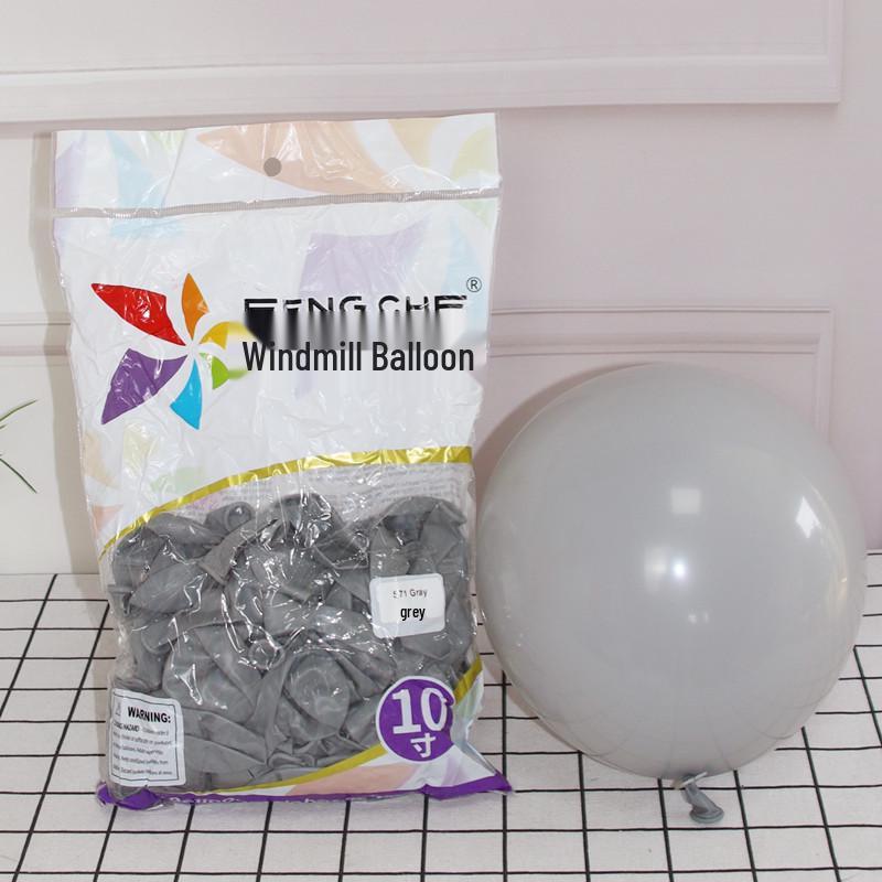 10-Inch Metallic Pinwheel Balloons – Thickened Latex for Colorful Party Decorations