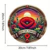Memorial Aluminum Poppy Metal Sign Indoor Outdoor Wall Decor