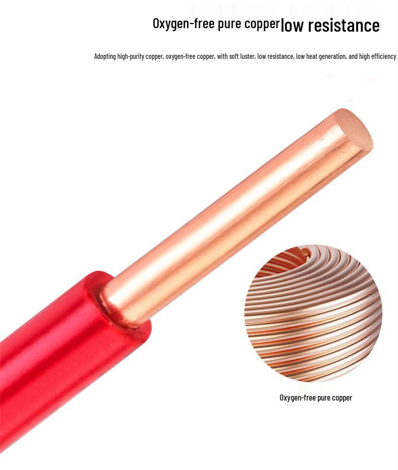 Jinshan 2.5 Sq Mm Copper Core BV1.5/4/6 Single-Strand Flame Retardant Cable