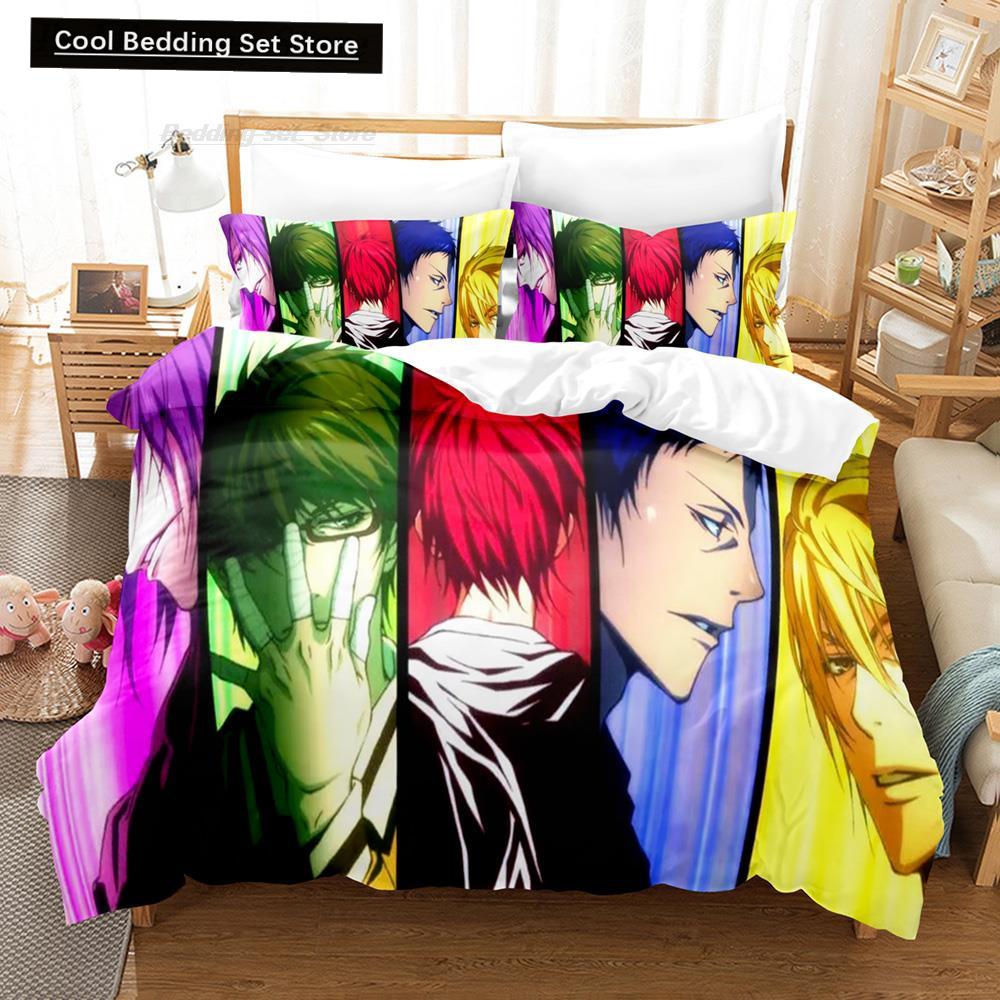 New 3D Print Cartoon Kuroko's Basketball Bedding Set Single Twin Full Queen King Size Bed Set Adult Kid Bedroom Duvet Cover Sets