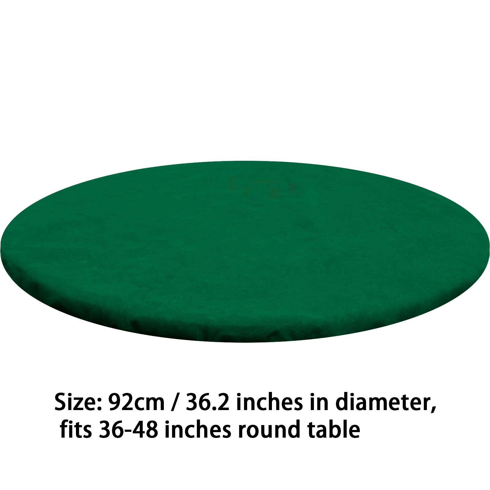 Felt Card Table Game Cover Round