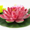 5pcs Realistic Floating Foam Lilies Pad Artificial Water Plant For Pond Pool Fish Tanks Decoration Indoor Outdoor Use