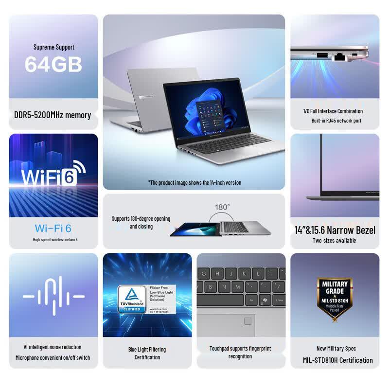 ASUS Dawn 6 15.6" Core 5 Thin & Light Laptop (CN version)
