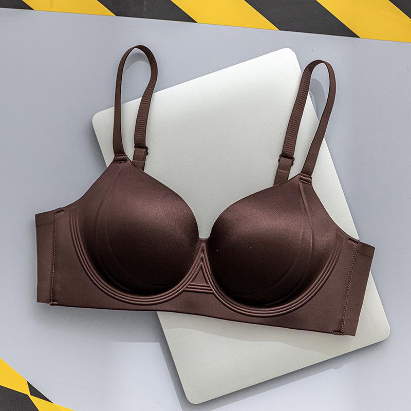 

Бесшовный бюстгальтер без косточек для маленькой груди - Предотвращающий провисание, Поддерживающий, Утолщенный 5 см XL 38/85AB