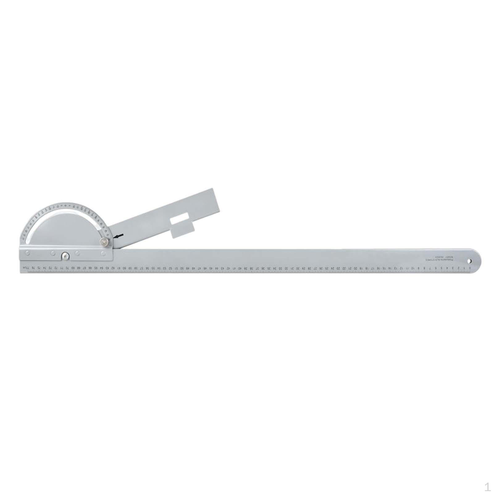 Woodworking Ruler Stainless Steel Adjustable Angle Finder Protractor for Engineering