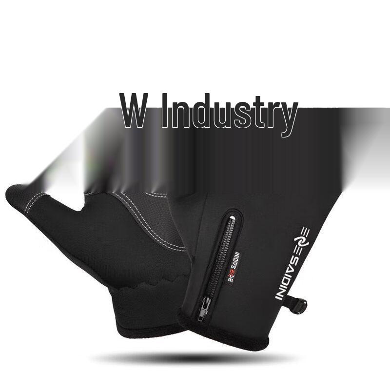 Waterproof Winter Cycling & Driving Gloves with Touchscreen One Size
