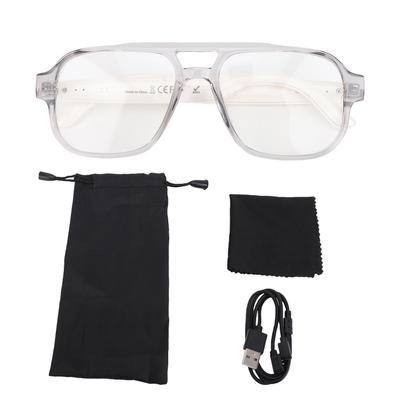 Smart Bluetooth Glasses Built In Mic Speaker Voice Control Anti Blue Light Wireless Headphone Sunglasses for Men Women