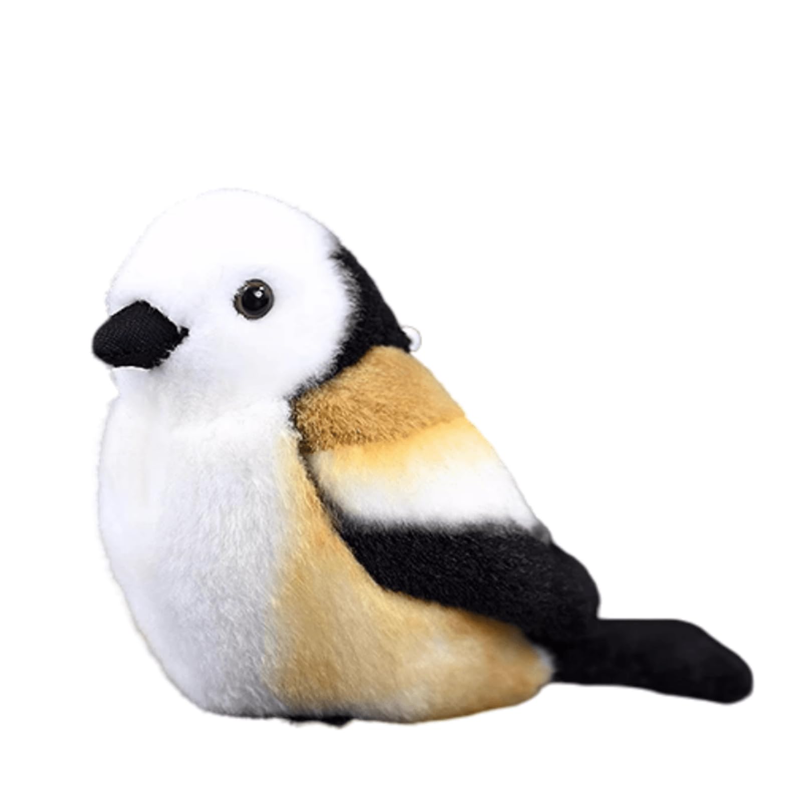 

lilizzhoumax Cute Northern Realistic Bird Plush Tit Snow Hokkaido Mascot Christmas Gift for Home Decor Long-tailed Tit, Toy, Long-tailed Fairy, Bird,