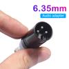 6.35mm Mono Male to XLR 3Pin Male Audio Plug Converter Adapter Connector for Headphone Microphone Power Amplifier Guitar