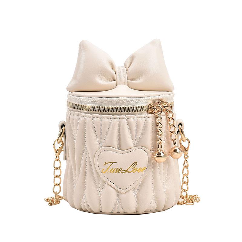 Mini Small Bag Spring 2025 New Mori Soft Girl Bow Foreign Style Small Fragrant Style One Shoulder Crossbody Small Round Bag