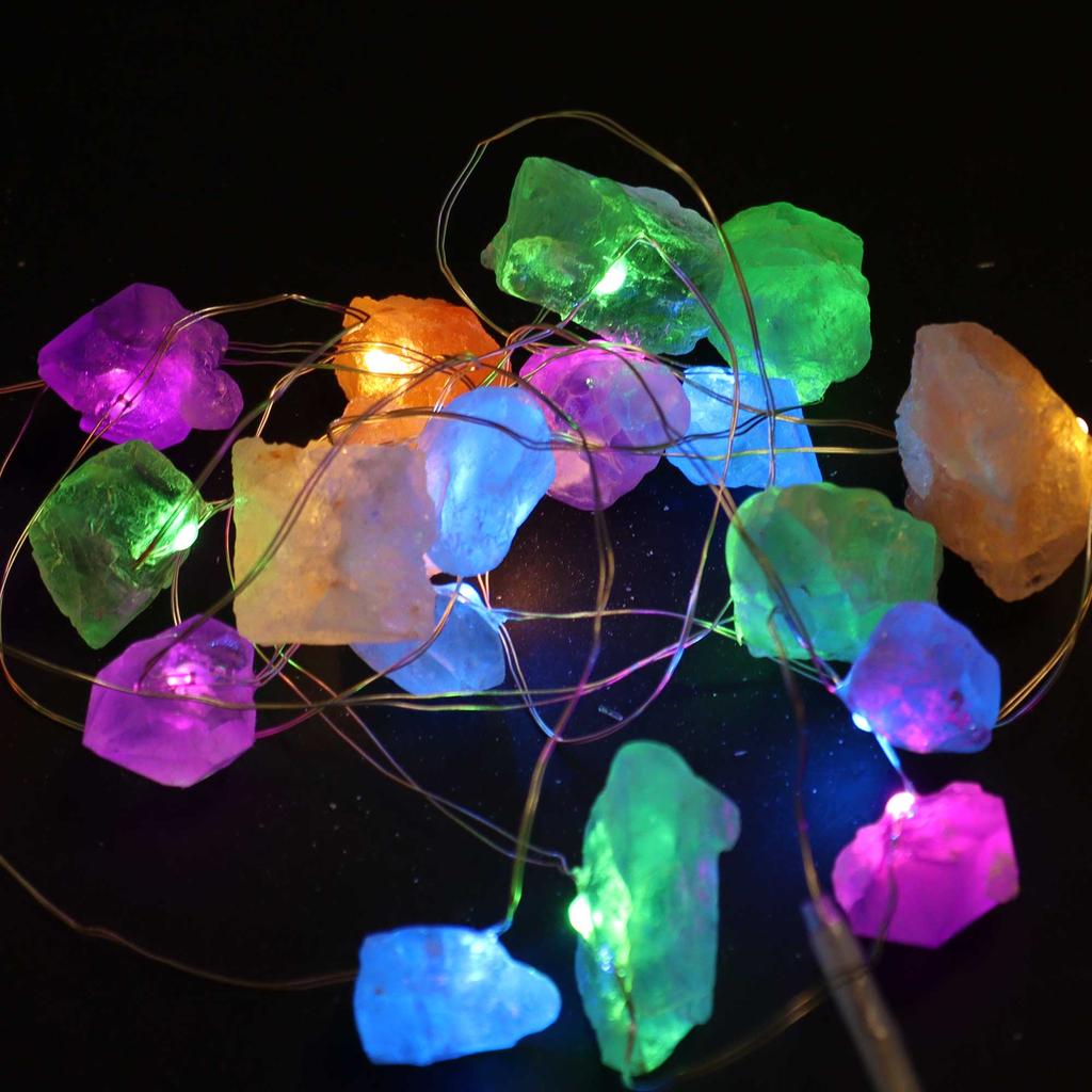 Fairy Lights Gemstone Crystals USB Powered