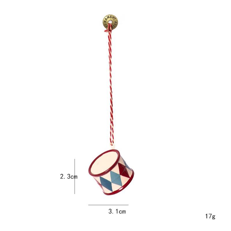 1 Set Nordic Christmas Hanging Decoration - Horse Figurines Santa Clause Ornament, Xmas Tree Pendant for Festival Party Supplies