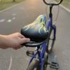 Bike Saddle with Handle Universal Fit Children's Cycle Easy to Install Black