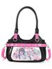 Japanese PU Leather Y2K Spicy Girl Ita Bag - Large Capacity Transparent Badge Crossbody for Students
