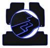 CARLUX-BLUE Car Mats For: Hyundai Tucson I SUV (2004-2010)