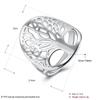 Beautiful   Copper tree of life ring hollow fashion noble women lady design  gift men unisex cute