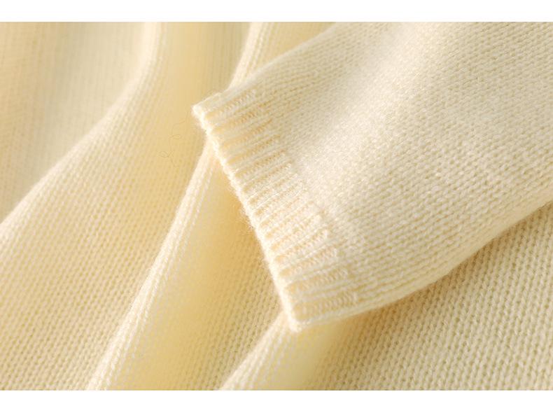 Blue Off-Shoulder 3D Flower Wool Sweater for Women