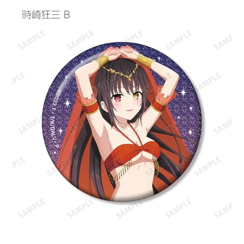 Date A Live V" Anime Original Illustration Dancer Ver. Trading Glitter Can Badge Box of 12