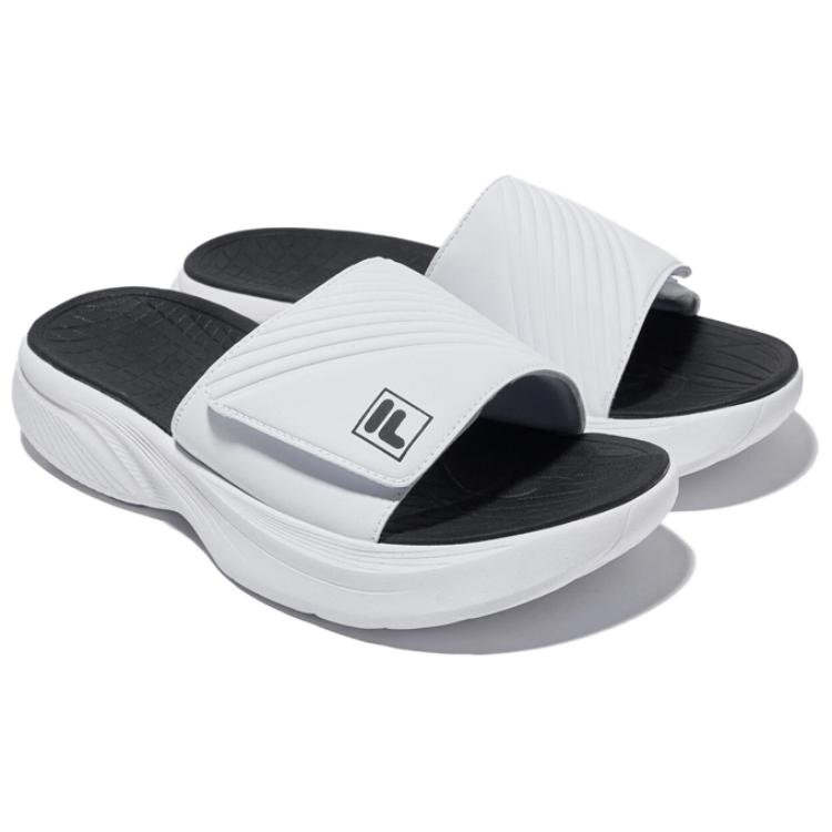 FILA Float SL Comfortable Versatile Anti-Friction Slide Sandals Unisex sandals White 1SM02773H100