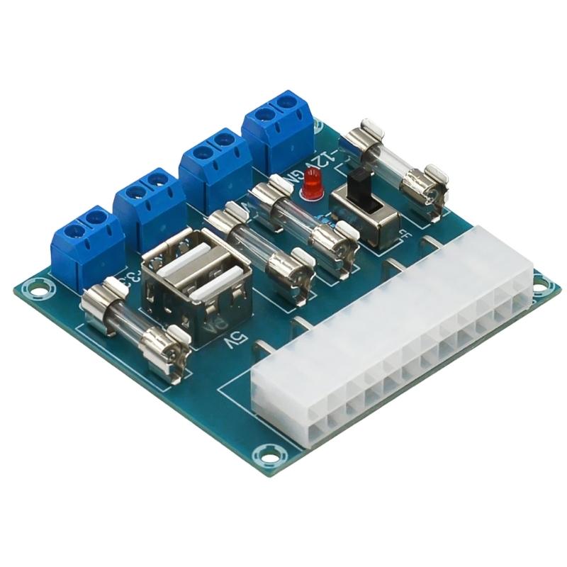 

PC ATXPower Board Power Conversion Module for HUM28W Motherboard Compatibility Quick connecting and Stable Voltages Output 1