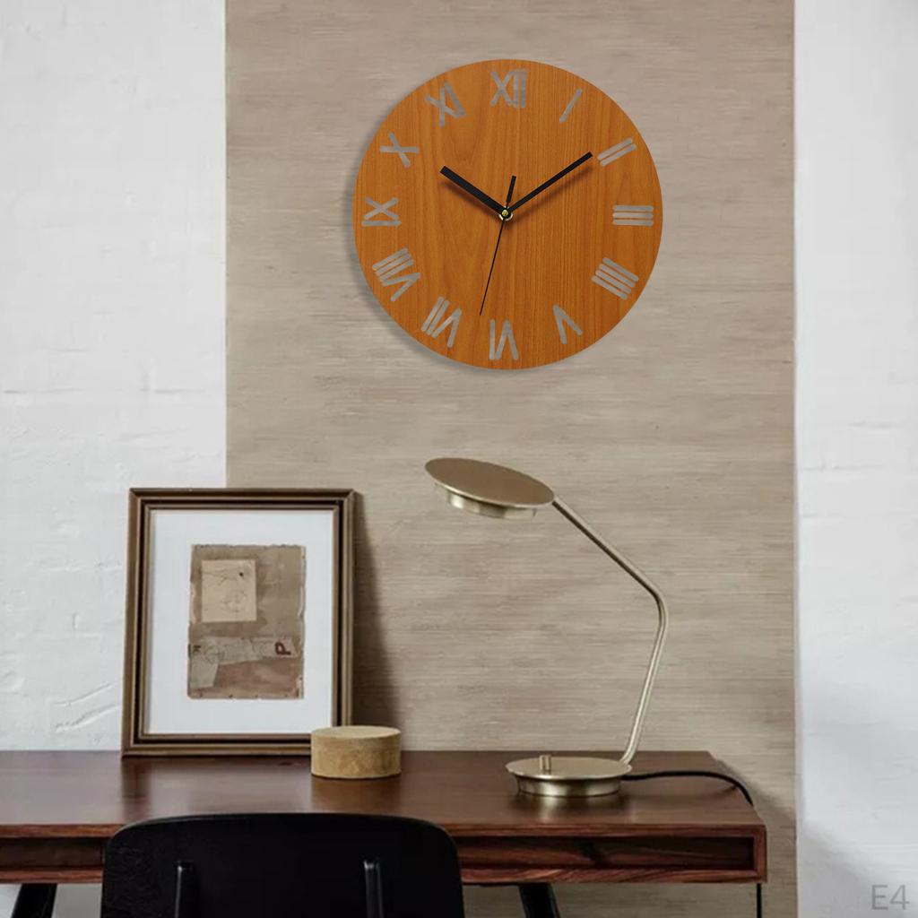 12 Inch Wood Wall Clock