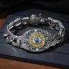 Jiugong Bagua Rotating Bracelet for Men Fashion Brand China-Chic Rotating Vintage Couple Bracelet