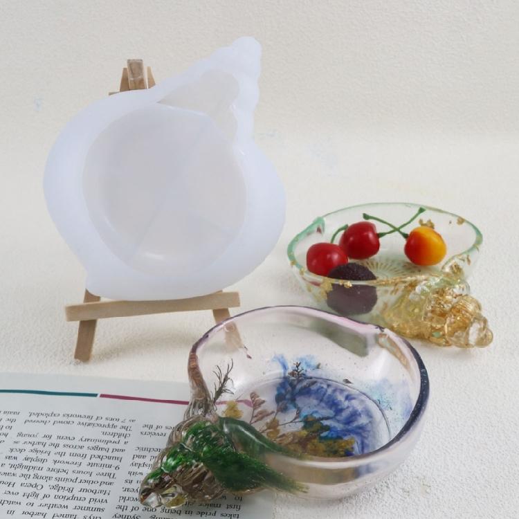 Versatile Silicone Mold DIY Storage Box Making Mould Lovely Conch Shaped Moulds