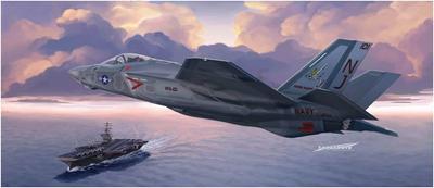 Orange Hobby US Navy Lockheed Martin Lightning 2 Plastic Model OREA72001 1/72 F-35C