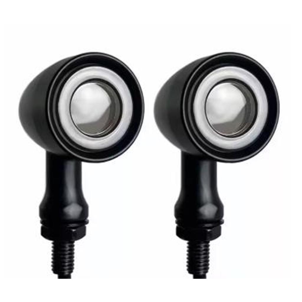 Tool Free Installation Motorcycle LED Turn Signals High Visibility Water Resistant Bright LED Turn Lights for Bikes