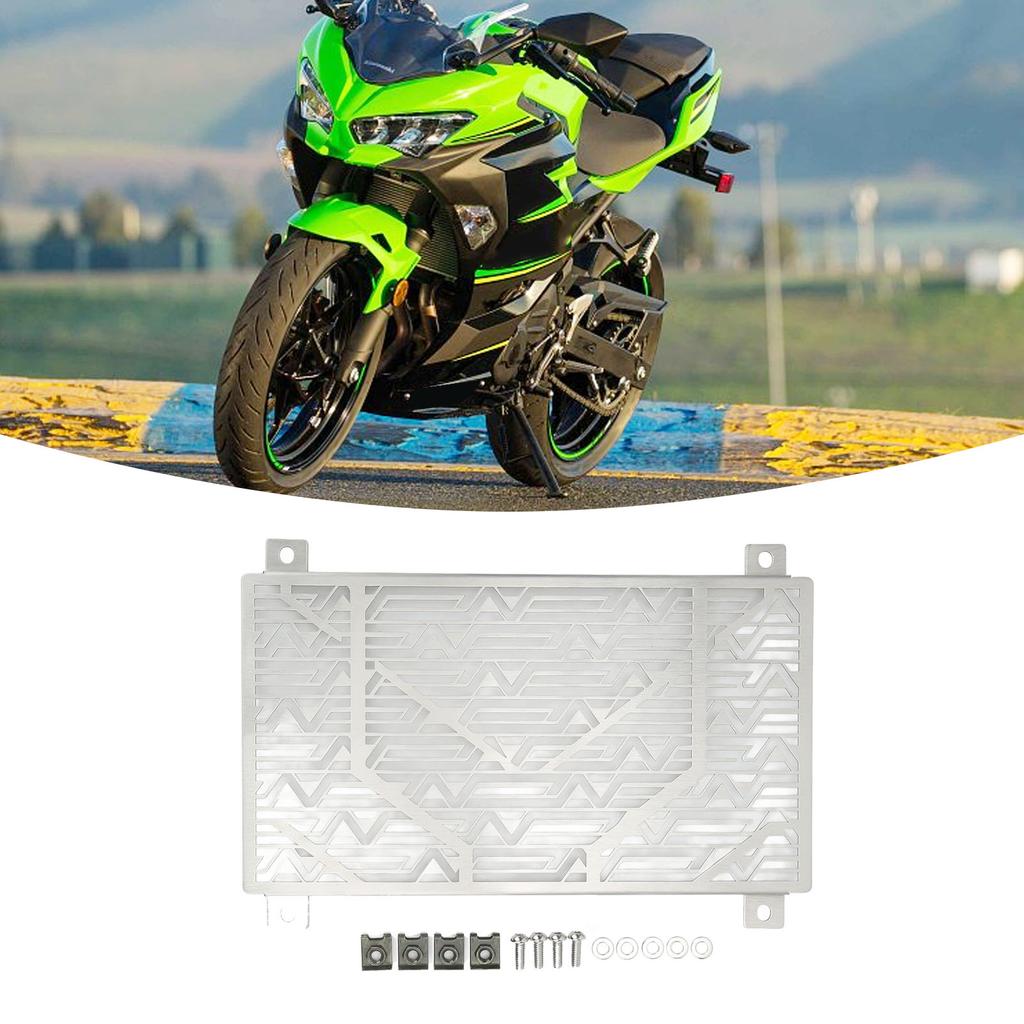 Motorcycle Grille Stainless Steel Water Cover Replacement for 250 300 400 2018+(Black )