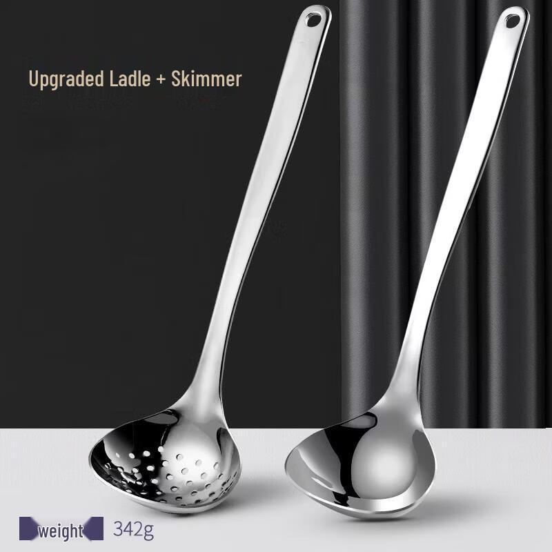 

Miling 304 Stainless Steel Slotted Spoon & Strainer Set